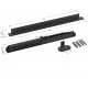 BARN DOOR RAIL 200cm/300cm BLACK D.70 BARN DOOR AND HARDWARE